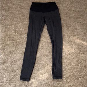 Lululemon wonder under  (maybe)   black and grey